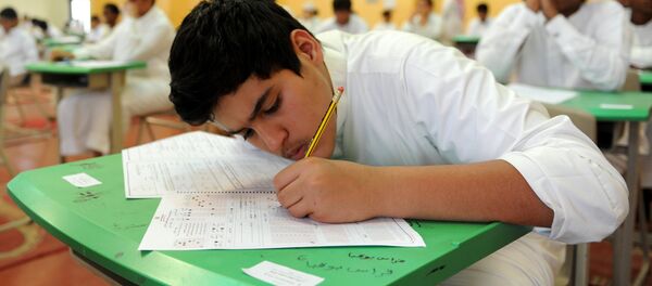Saudi students sit for their final high school exams in the Red Sea port city of Jeddah. (File) Saudi students sit for their final high school exams in the Red Sea port city of Jeddah. (File) - Sputnik International