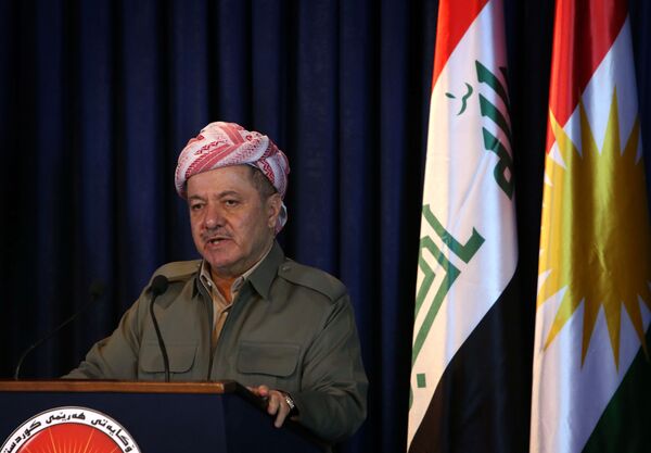 Iraqi Kurdish President Masoud Barzani - Sputnik International