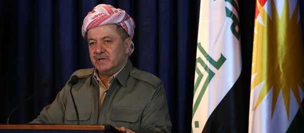 Iraqi Kurdish President Masoud Barzani Iraqi Kurdish President Masoud Barzani - Sputnik International