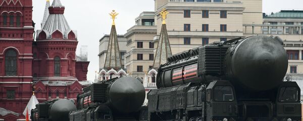 An RS-24 Yars / SS-27 Mod 2 solid-propellant intercontinental ballistic missile during the military parade marking the 72nd anniversary of Victory in the 1941-45 Great Patriotic War on Red Square, Moscow An RS-24 Yars / SS-27 Mod 2 solid-propellant intercontinental ballistic missile during the military parade marking the 72nd anniversary of Victory in the 1941-45 Great Patriotic War on Red Square, Moscow - Sputnik International