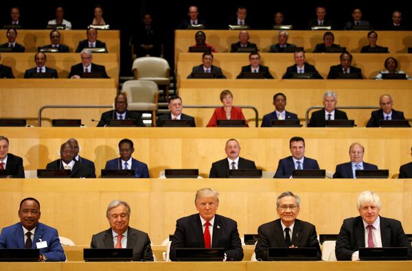 U.S. President Donald Trump participates in a session on reforming the United Nations at UN Headquarters in New York, U.S - Sputnik International