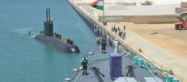 INS Shishumar (SSK class sub) of IN enters Port of Duqm Oman for an Operational Turn Around INS Shishumar (SSK class sub) of IN enters Port of Duqm Oman for an Operational Turn Around - Sputnik International