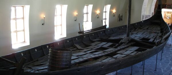 Viking burial vessel in the Viking Ship Museum, Oslo, Norway (File) Viking burial vessel in the Viking Ship Museum, Oslo, Norway (File) - Sputnik International