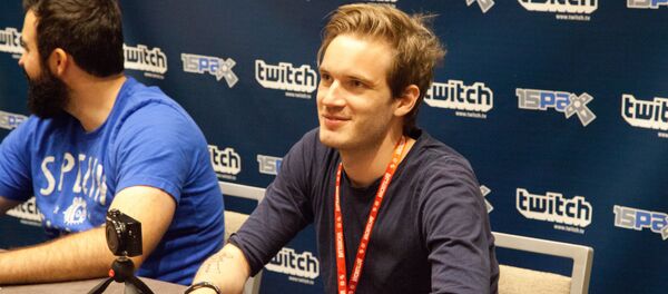 Swedish video game commentator Felix Kjellberg, aka PewDiePie. (File) Swedish video game commentator Felix Kjellberg, aka PewDiePie. (File) - Sputnik International