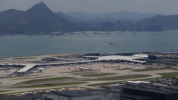Hong Kong International Airport, also known as Chek Lap Kok Airport, is seen in Lantau Island, Hong Kong - Sputnik International