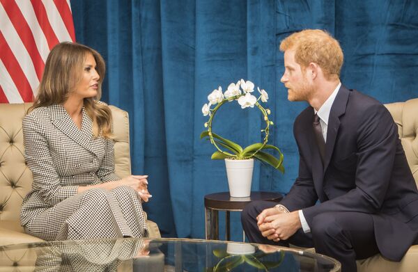 Melania Trump Prince Harry Melania Trump Prince Harry - Sputnik International