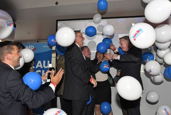 Germany's AfD Claims Big Success in Saxony, Brandenburg State Elections Germany's AfD Claims Big Success in Saxony, Brandenburg State Elections - Sputnik International