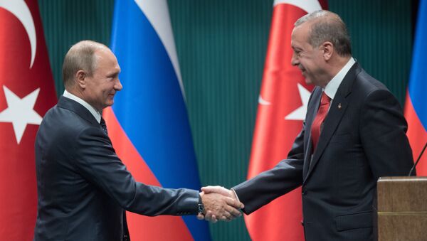 Visit of Russian President Vladimir Putin to Ankara, Turkey - Sputnik International