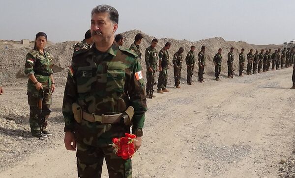 Kurdish Peshmerga commander in Kirkuk, Huseyin Yazdanpena Kurdish Peshmerga commander in Kirkuk, Huseyin Yazdanpena - Sputnik International