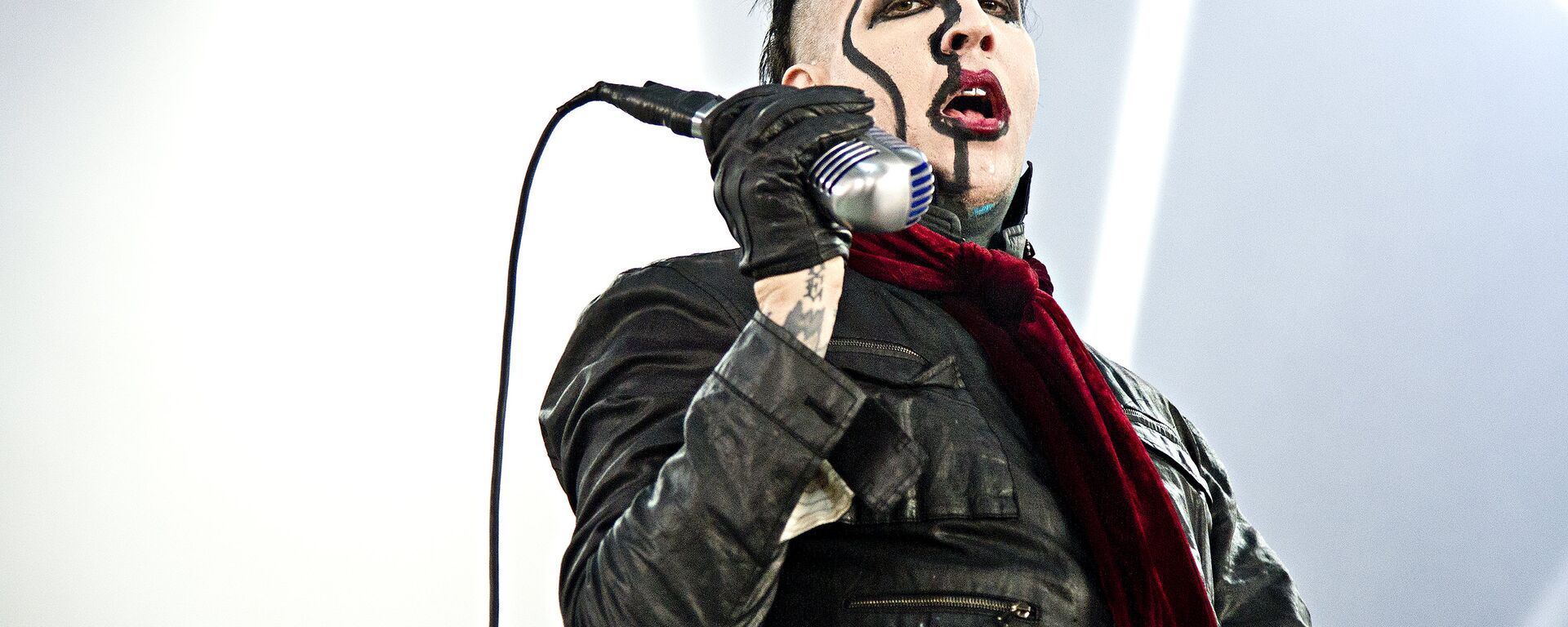 Marilyn Manson performs at Riverbend Music Center on Aug. 8, 2015, in Cincinnati (File) - Sputnik International, 1920, 06.02.2021
