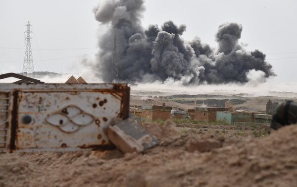 Russia's Aerospace Forces attack Daesh positions near Deir ez-Zor - Sputnik International