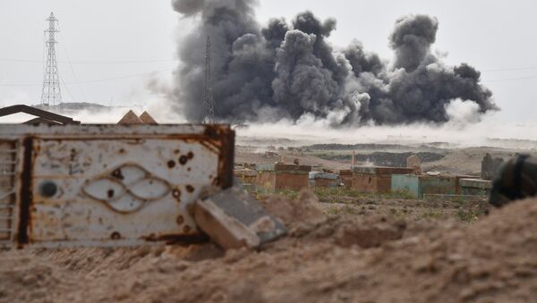 Russia's Aerospace Forces attack Daesh positions near Deir ez-Zor - Sputnik International