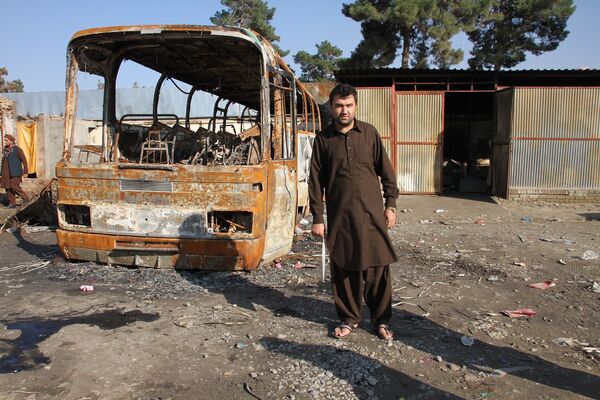 Tuesday, October 3, marked the second anniversary of the US strike on a hospital in northern Afghan city of Kunduz, which killed 42 civilians. Tuesday, October 3, marked the second anniversary of the US strike on a hospital in northern Afghan city of Kunduz, which killed 42 civilians. - Sputnik International