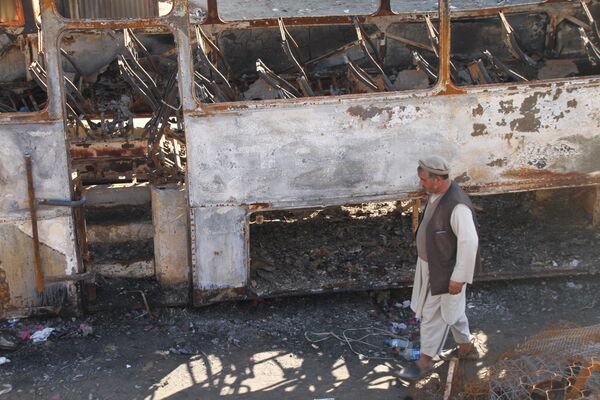 Tuesday, October 3, marked the second anniversary of the US strike on a hospital in northern Afghan city of Kunduz, which killed 42 civilians. Tuesday, October 3, marked the second anniversary of the US strike on a hospital in northern Afghan city of Kunduz, which killed 42 civilians. - Sputnik International