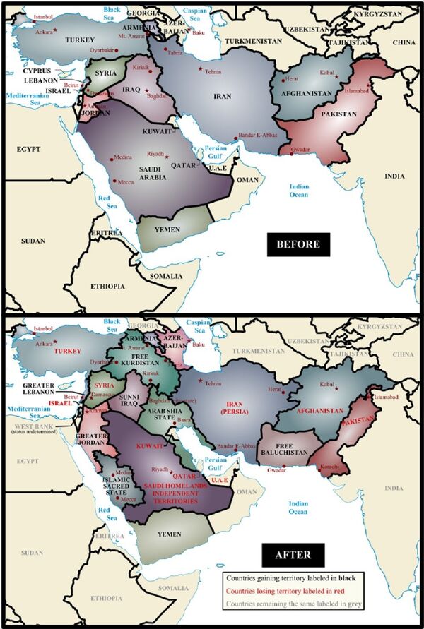 Ralph Peters' solution to the Middle East Ralph Peters' solution to the Middle East - Sputnik International