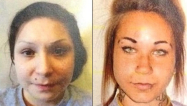 The prisoners, Kelsie Laine Marie Mast, 23, right, and Samantha Faye Toope, 20, left. - Sputnik International