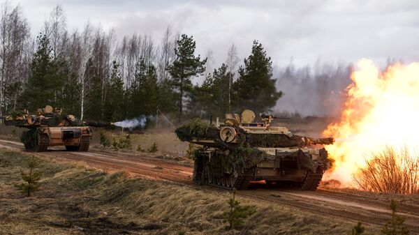 M1 Abrams tanks. File photo - Sputnik International