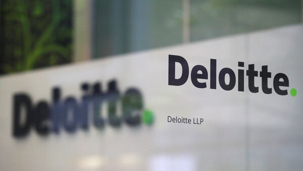 Offices of Deloitte are seen in London, Britain, September 25, 2017 - Sputnik International