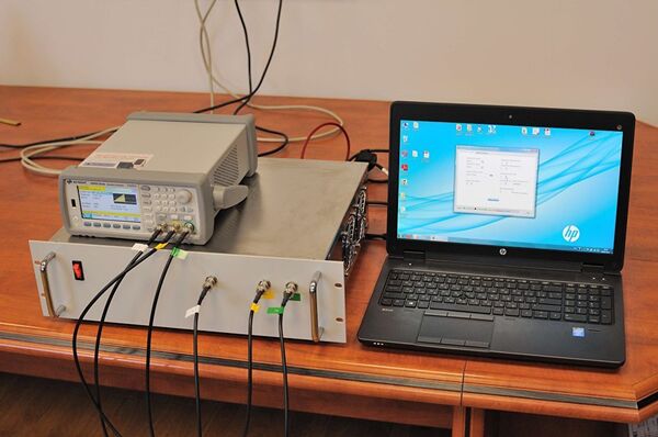 Device created by Russian researchers for controling the laser drivers of electronic accelerators. - Sputnik International