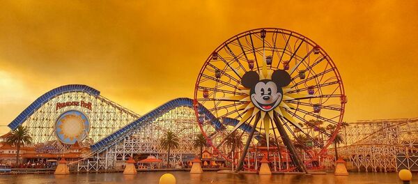 Disneyland is seen as wildfires rage across northern California, in Anaheim Disneyland is seen as wildfires rage across northern California, in Anaheim - Sputnik International