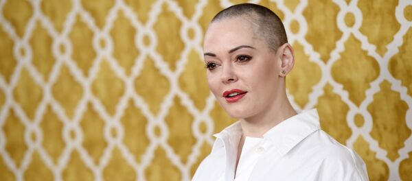 Actress Rose McGowan poses at the premiere of the HBO film at Paramount Studios in Los Angeles. (File) Actress Rose McGowan poses at the premiere of the HBO film at Paramount Studios in Los Angeles. (File) - Sputnik International