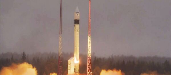 In this photo provided bi the European Space Agency ESA, the atmosphere-monitoring satellite for Europe’s Copernicus programme, Sentinel-5P, lifted off from the Plesetsk Cosmodrome in northern Russia Friday, Oct. 13, 2017 In this photo provided bi the European Space Agency ESA, the atmosphere-monitoring satellite for Europe’s Copernicus programme, Sentinel-5P, lifted off from the Plesetsk Cosmodrome in northern Russia Friday, Oct. 13, 2017 - Sputnik International