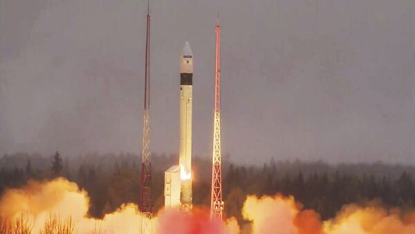 In this photo provided bi the European Space Agency ESA, the atmosphere-monitoring satellite for Europe’s Copernicus programme, Sentinel-5P, lifted off from the Plesetsk Cosmodrome in northern Russia Friday, Oct. 13, 2017 - Sputnik International