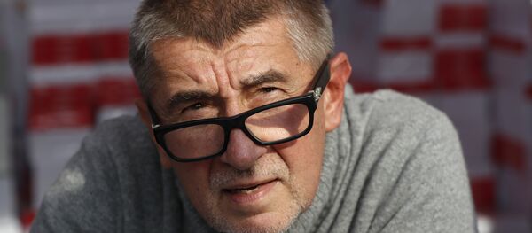 Czech billionaire and leader of the ANO 2011 political movement Andrej Babis meets with his supporters during a campaign rally in Prague, Czech Republic, Thursday, Sept. 28, 2017. Czech Republic is holding general elections from Oct. 20 to 21, 2017. Czech billionaire and leader of the ANO 2011 political movement Andrej Babis meets with his supporters during a campaign rally in Prague, Czech Republic, Thursday, Sept. 28, 2017. Czech Republic is holding general elections from Oct. 20 to 21, 2017. - Sputnik International