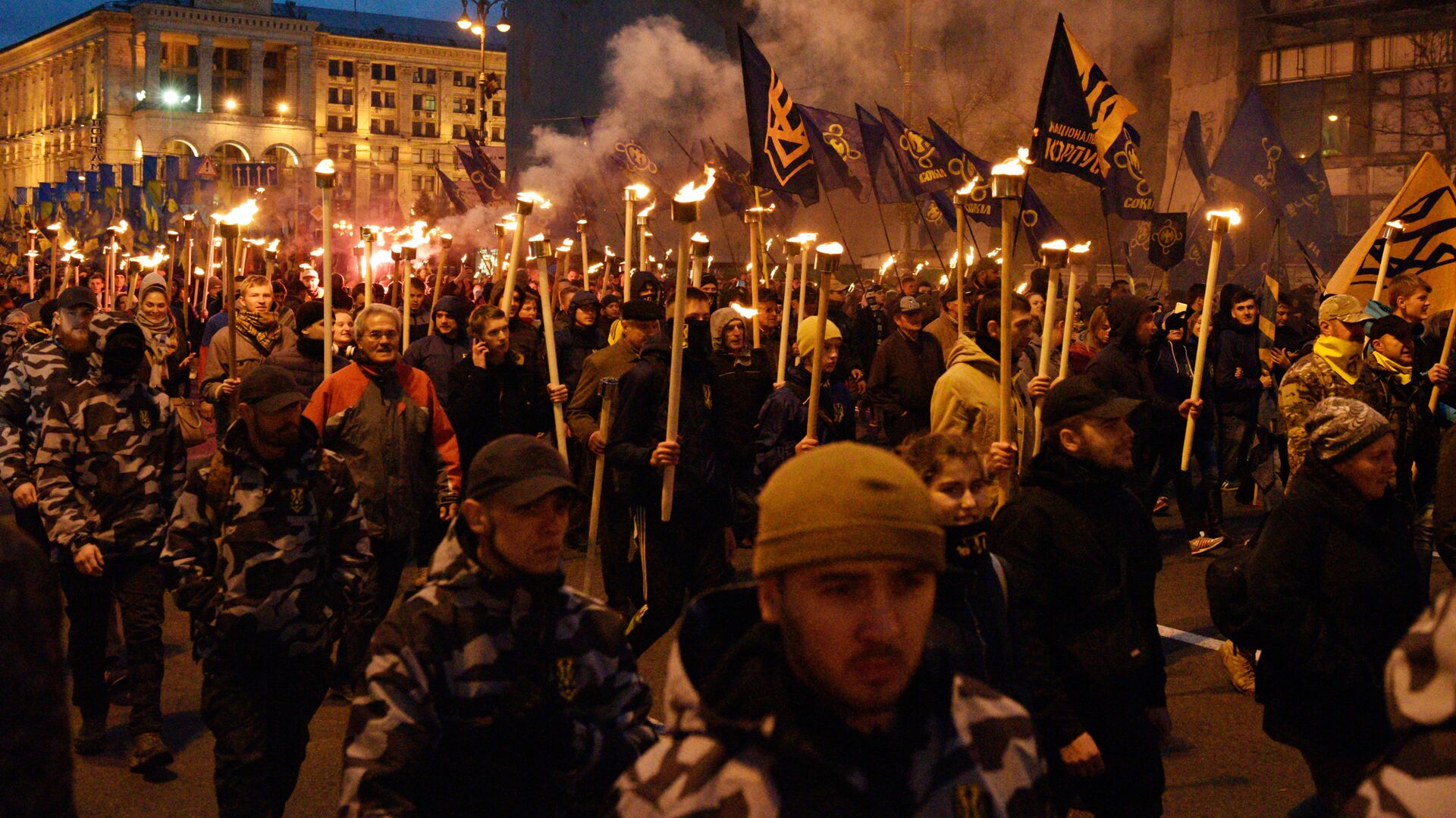 March of nationalists in Ukraine - Sputnik International, 1920, 01.01.2022