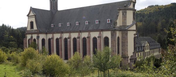 In this Oct. 12, 2017 photo the church of Himmerod monastery is photographed. The Cistercian monastery that’s existed for almost 900 years ago in what is now western Germany is closing down for good, due to a shortage of monks. (Harald Tittel/dpa via AP) In this Oct. 12, 2017 photo the church of Himmerod monastery is photographed. The Cistercian monastery that’s existed for almost 900 years ago in what is now western Germany is closing down for good, due to a shortage of monks. (Harald Tittel/dpa via AP) - Sputnik International