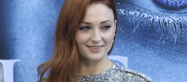 Sophie Turner arrives at the LA Premiere of Game of Thrones at The Walt Disney Concert Hall in Los Angeles - Sputnik International