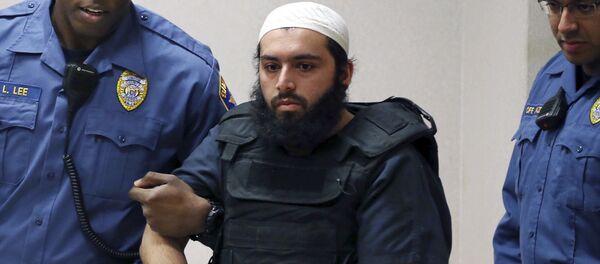 Ahmad Khan Rahimi, the man accused of setting off bombs in New Jersey and New York in September is led into court in Elizabeth, N.J Ahmad Khan Rahimi, the man accused of setting off bombs in New Jersey and New York in September is led into court in Elizabeth, N.J - Sputnik International