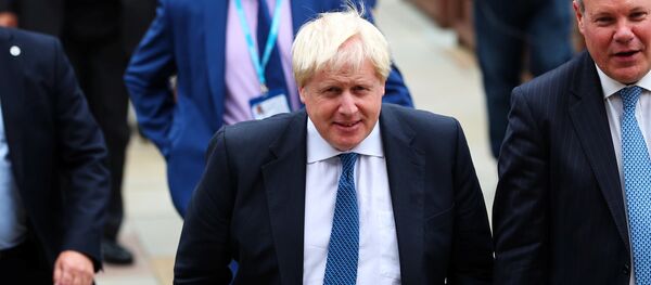 Britain's Foreign Secretary Boris Johnson arrives at the Conservative Party conference in Manchester, Britain October 3, 2017 Britain's Foreign Secretary Boris Johnson arrives at the Conservative Party conference in Manchester, Britain October 3, 2017 - Sputnik International
