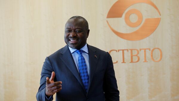 Secretary General of the Commission for the Comprehensive Nuclear-Test-Ban Treaty Organization (CTBTO) Lassina Zerbo gestures during an interview with Reuters in Vienna, Austria September 28, 2017 - Sputnik International