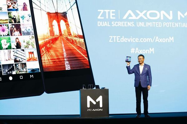 Introducing ZTE's first foldable smartphone with dual screens. The AxonM. - Sputnik International