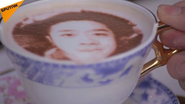 Coffee With Selfie Printed On Milk Foam - Sputnik International