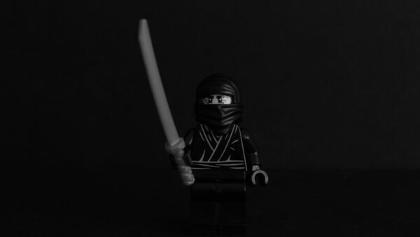 Lego Black and White picture Ninja - Sputnik International