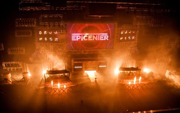 The opening of the previous EPICENTER tournament at the VTB Ice Palace in Moscow - Sputnik International