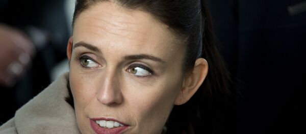 New Zealand Labour Party leader Jacinda Ardern during a visit to Addington School in Christchurch, New Zealand, Wednesday, Aug. 16, 2017. New Zealand will hold a general election on Saturday September 23, 2017. - Sputnik International