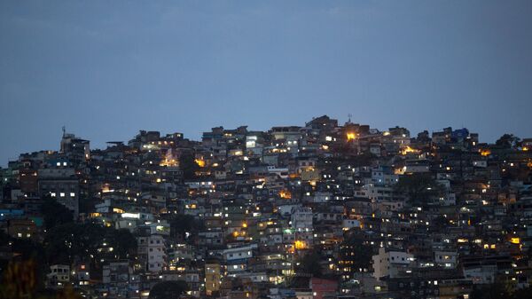 This Sept. 28, 2017 photo published in October shows the Rocinha shantytown in Rio de Janeiro, Brazil. Rocinha attracts a lot of attention from authorities as Rio's largest favela, or slum, because it borders several upscale neighborhoods. - Sputnik International