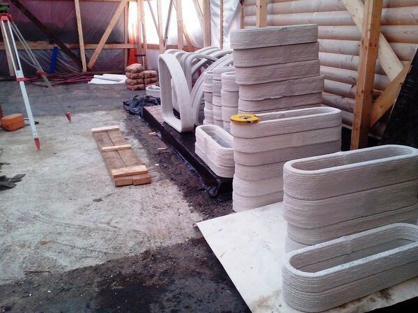 The first house in Europe printed by 3D printer from Yaroslavl The first house in Europe printed by 3D printer from Yaroslavl - Sputnik International