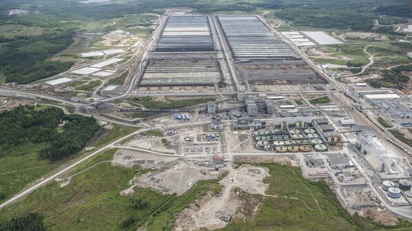 Aerial photograph of Talvivaara mine in Sotkamo, Finland. (File) - Sputnik International