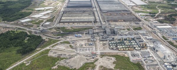 Aerial photograph of Talvivaara mine in Sotkamo, Finland. (File) - Sputnik International