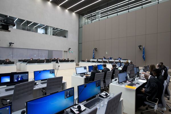 In this file photo dated Thursday, Jan. 28, 2016, a view of court room one where former Ivory Coast president Laurent Gbagbo wait the start of the trial at the new premises of the International Criminal Court in The Hague, Netherlands In this file photo dated Thursday, Jan. 28, 2016, a view of court room one where former Ivory Coast president Laurent Gbagbo wait the start of the trial at the new premises of the International Criminal Court in The Hague, Netherlands - Sputnik International