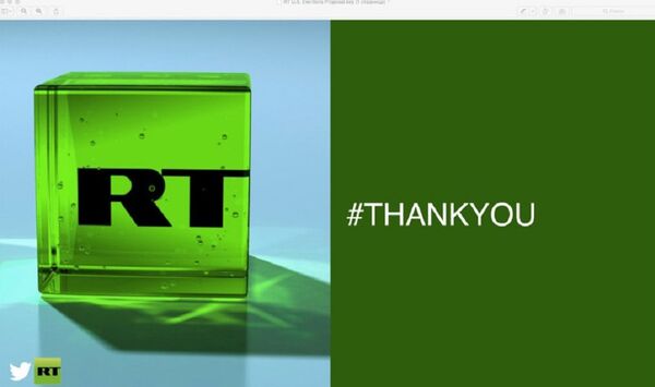 Slide 12, thanking RT for considering the proposal Slide 12, thanking RT for considering the proposal - Sputnik International