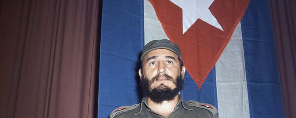 Shown in photo is Fidel Castro, Premier of Cuba in 1965. - Sputnik International