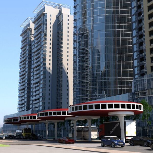 Gyrotrain, envisioned by Russian engineer Dahir Semyonov - Sputnik International