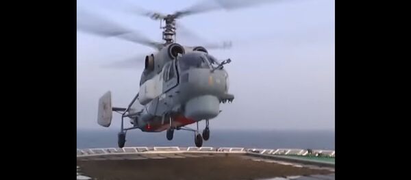 Landing of a Ka-27 on the Deck of an Icebreaker Landing of a Ka-27 on the Deck of an Icebreaker - Sputnik International