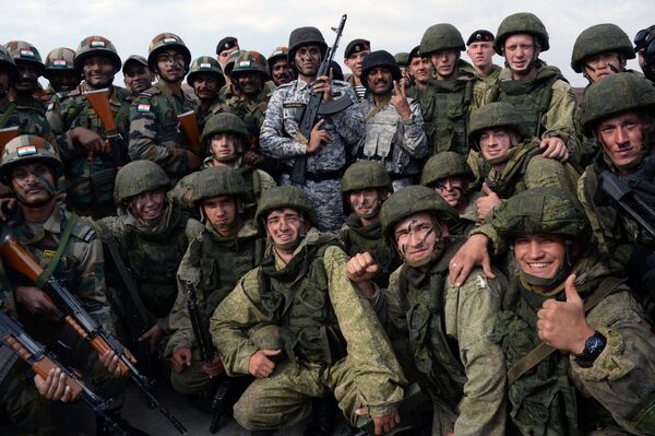 Russia, India Start Practical Part of Indra-2019 Joint Exercise - Russian Pacific Fleet - Sputnik International