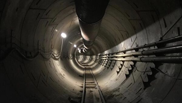 Elon Musk releases first image of new tunnel under Los Angeles - Sputnik International